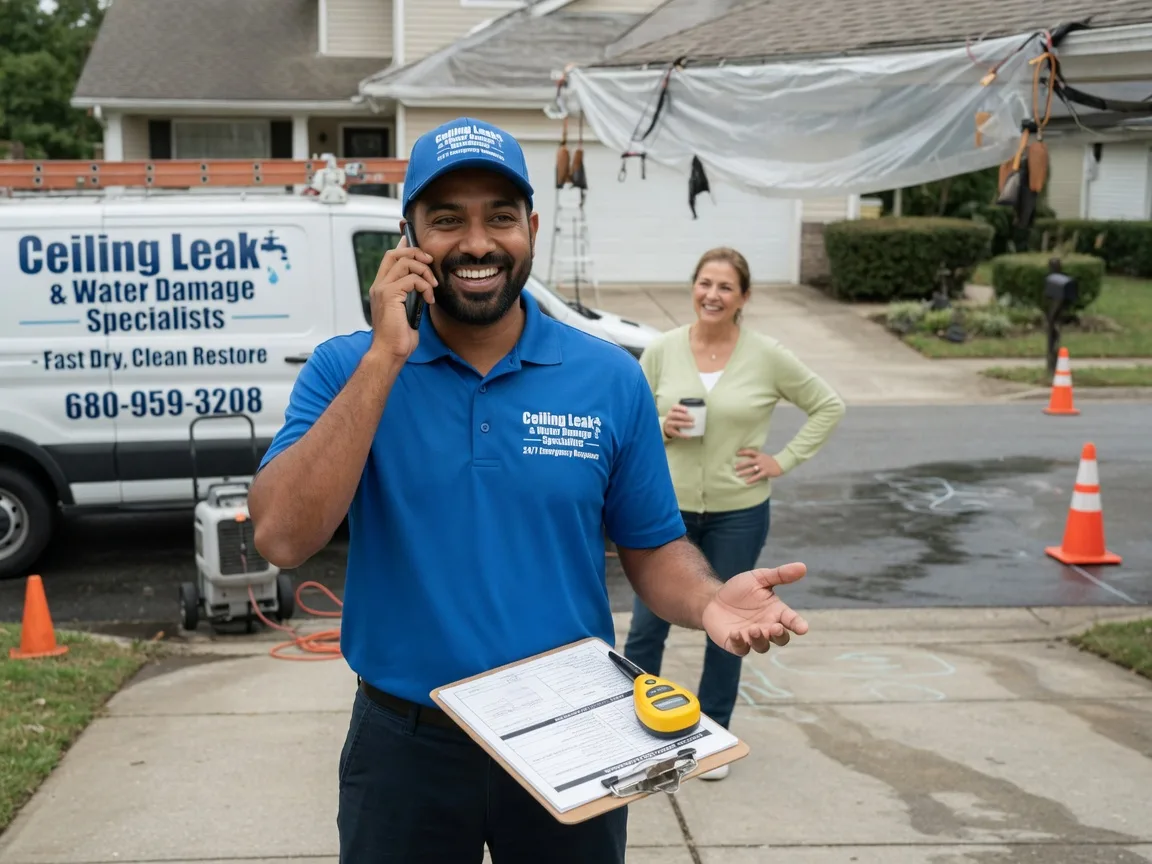 Ceiling Leak Cleanup Channelview, TX FAQs